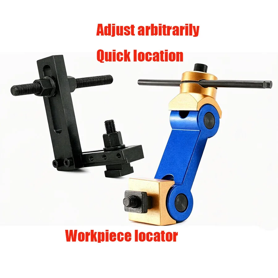 Multi‑angle Universal Work Stop Locator CNC Milling Machine Position Fixture for Machine Table T‑slot Workpiece Positioning