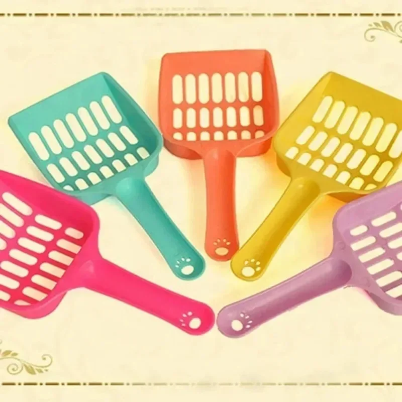 Hot Sale New Extended PP Cat Litter Scoop Picker Multi Color Durable China Pet Supplies Cleaning Tool Plastic Shovel