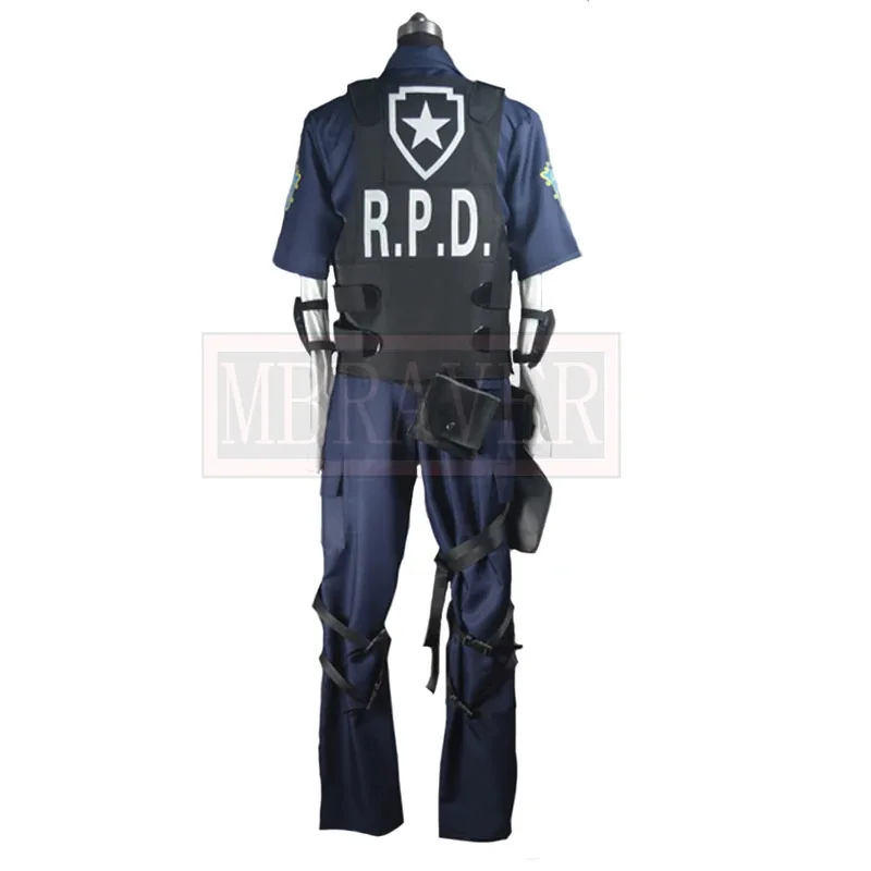 

ff34Leon Scott Kennedy RPD наряд Косплей Костюм Cos Униформа Хэллоуин Рождественская вечеринка на заказ любой размер