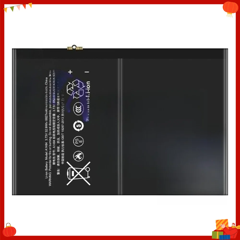 3.85V Tablet Replacement Battery, High Capacity Lithium Polymer For Apple iPad 1/2/3/4/5/6/7/8/9 & iPad Air 2 With Repair Tools