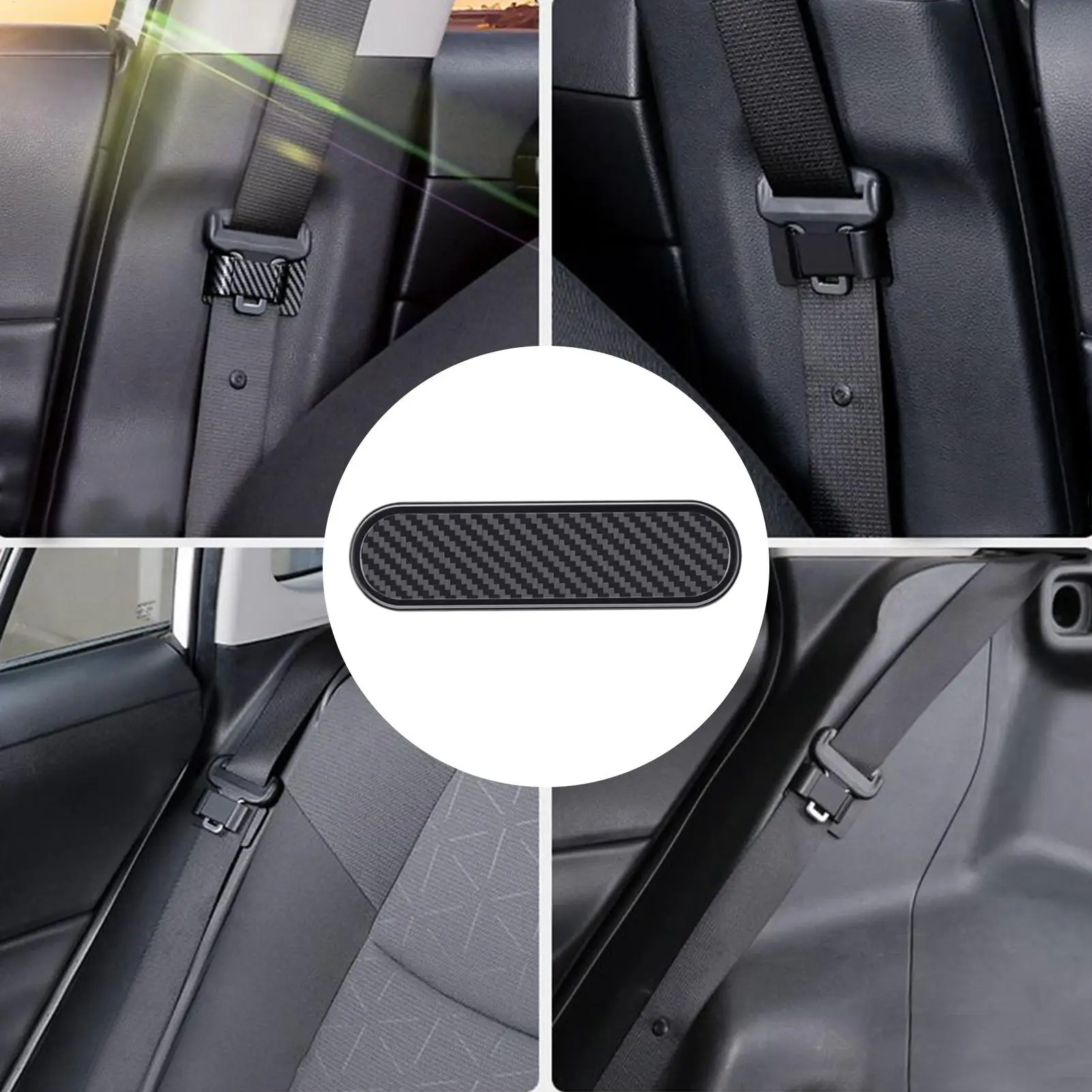 Seat Belt Positioner Clip Comfort Adjuster Fixing Clamp Car Seat Belt Lock for Driver, Truck SUV RV Tractor Pregnant Women Kids