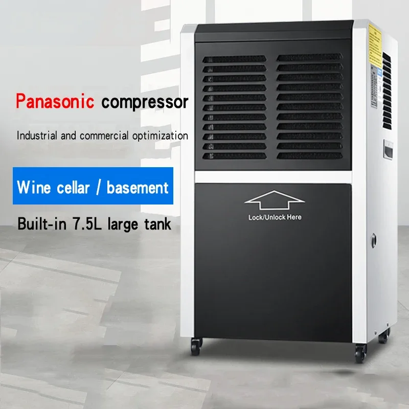 

60L/D Air dehumidifier villa basement workshop dehumidifier household compressor home air purifier DR-600L