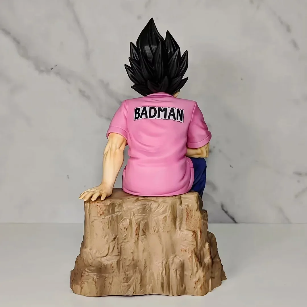 22cm Dragon Ball Figure Vegeta Anime Figure Pink Casual Style Vegeta Figurine Pvc Collection Statue Model Ornament Toys Gift