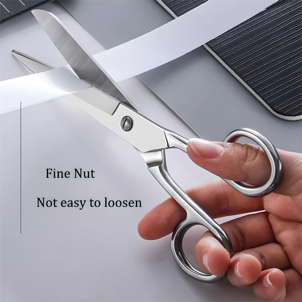 1PC, Stainless Steel Sewing Scissors Retro Tailor Thread Embroidery Fabric Household Scissors Pet Scissors DIY Sewing Tools - view 4