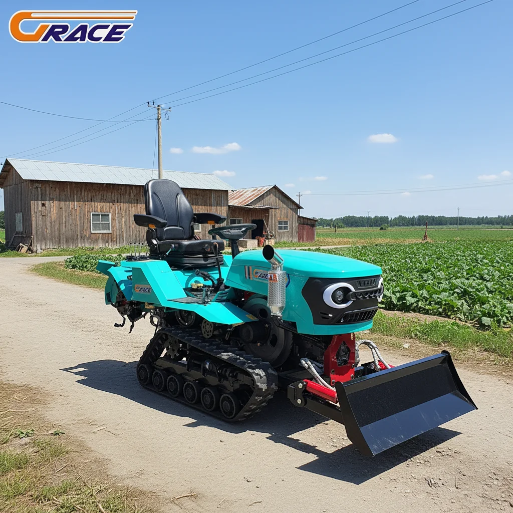Customize High Efficiency Crawler Tractor Agricultural Tractor With Strong Climbing Ability