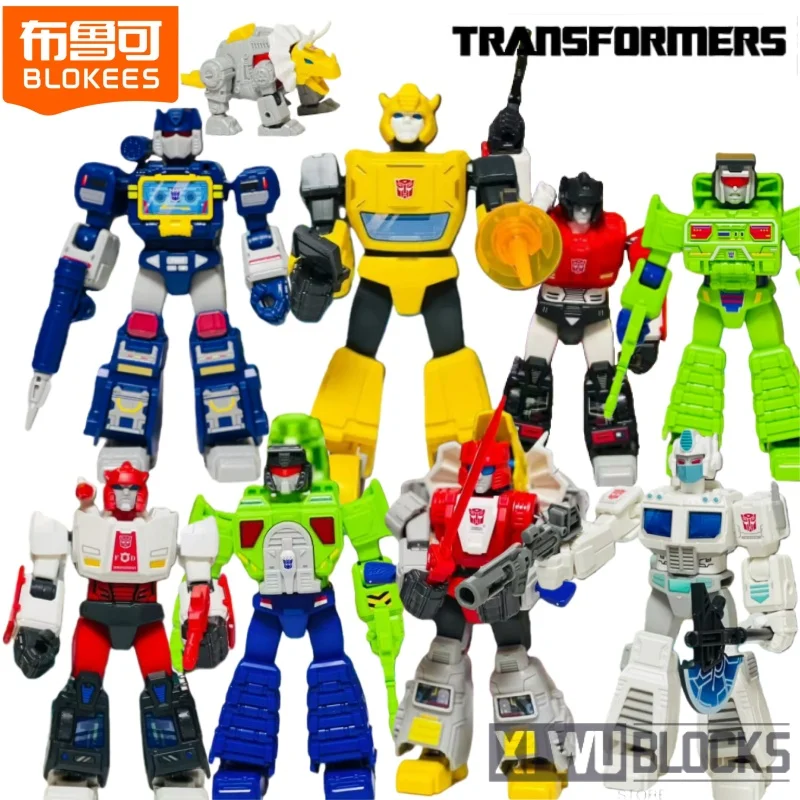 

Трансформеры BLOKEES в сборе, строительный блок, версия GALAXY 3, модель Soundwave Bumblebee, подвижные украшения, игрушки и подарки