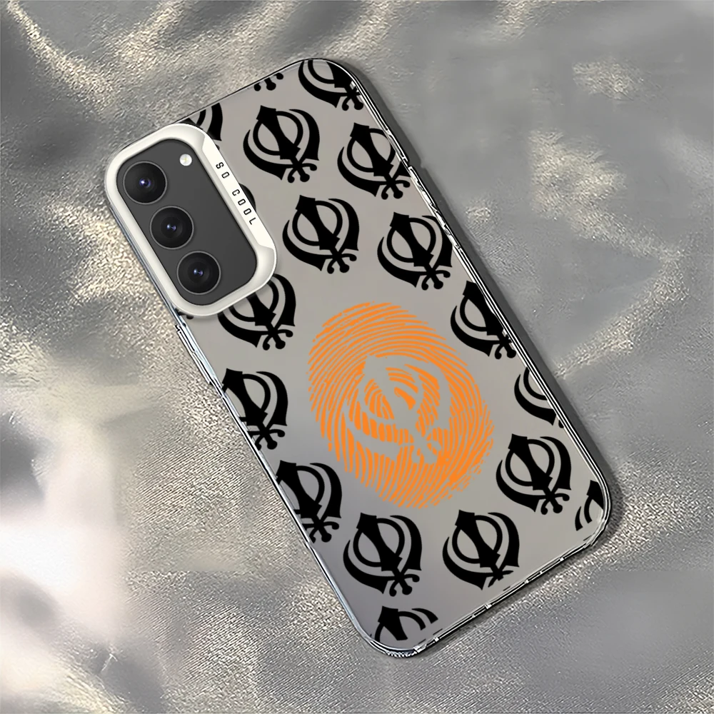 K-Khanda Sikh Symbol Sikhisms Funda-Phone Case for  For Samsung Galaxy S24 S23 S22 S21 S20 FE Ultra Plus 4G 5G  Fall Matte