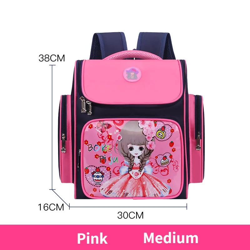 Sweet Girl Princess Flower Cartoon Large Capacity Backpacks for Students 2022 New Children Sweet Fashion Lightweight Schoolbags