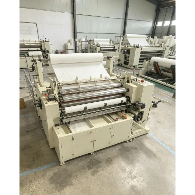Low Cost Automatic Toilet Paper Machine, High Speed Tissue Paper Making Machine, Paper Napkin Machine 1200pcs/min