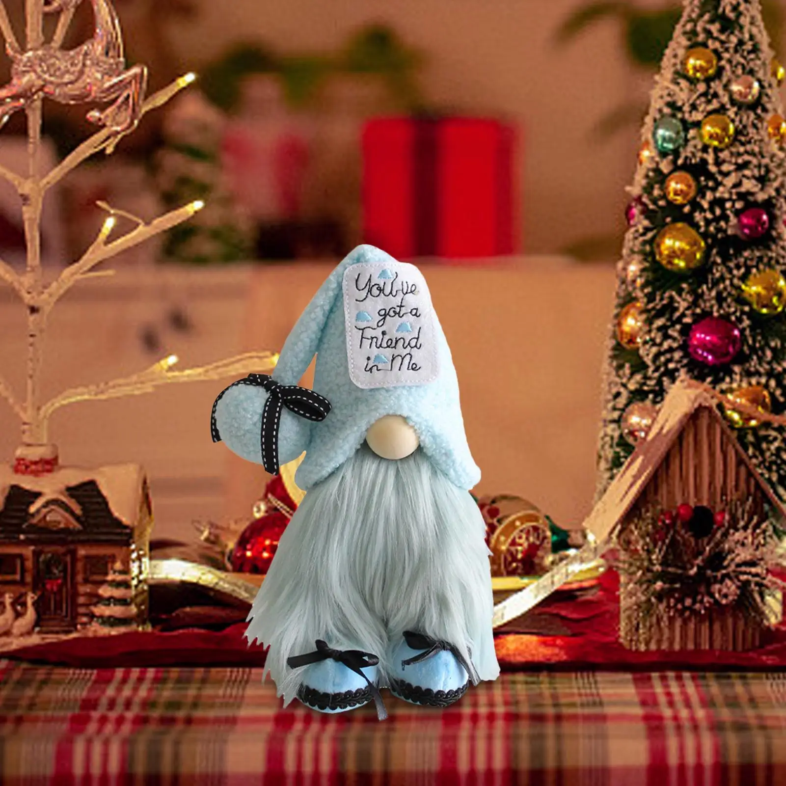 2025 عيد الميلاد التماثيل القطيفة الاسكندنافية Tomte التماثيل السويدية مضحك مجهولي الهوية التماثيل ريفي مجهولي الهوية رودولف الحلي