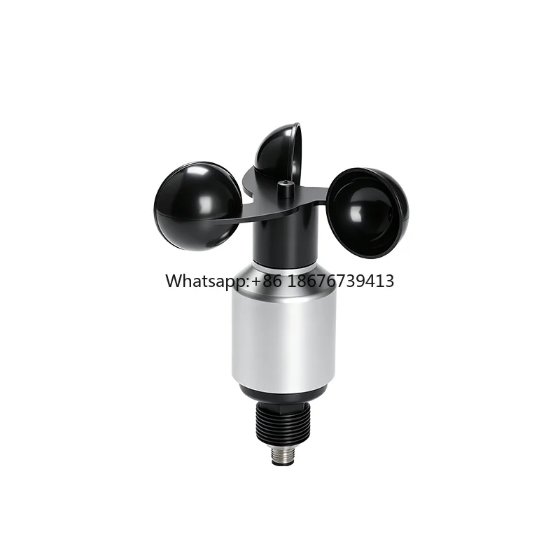 Low-Temperature Wind Speed Sensor High Precision Wireless Tower Crane 3-Cup Anemometer