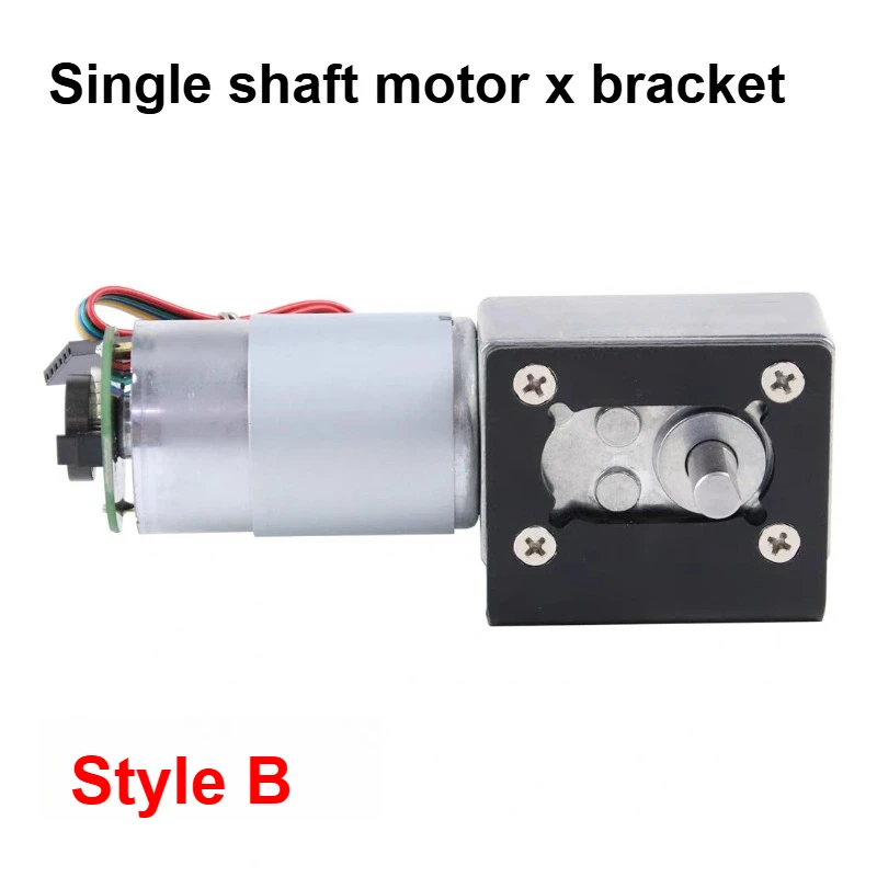 Hall encoder DC Worm Gear Motor 12V 24V Forward And Backward Adjustable Speed Self Locking Turbo Worm Gear Motor Reducer Gearbox