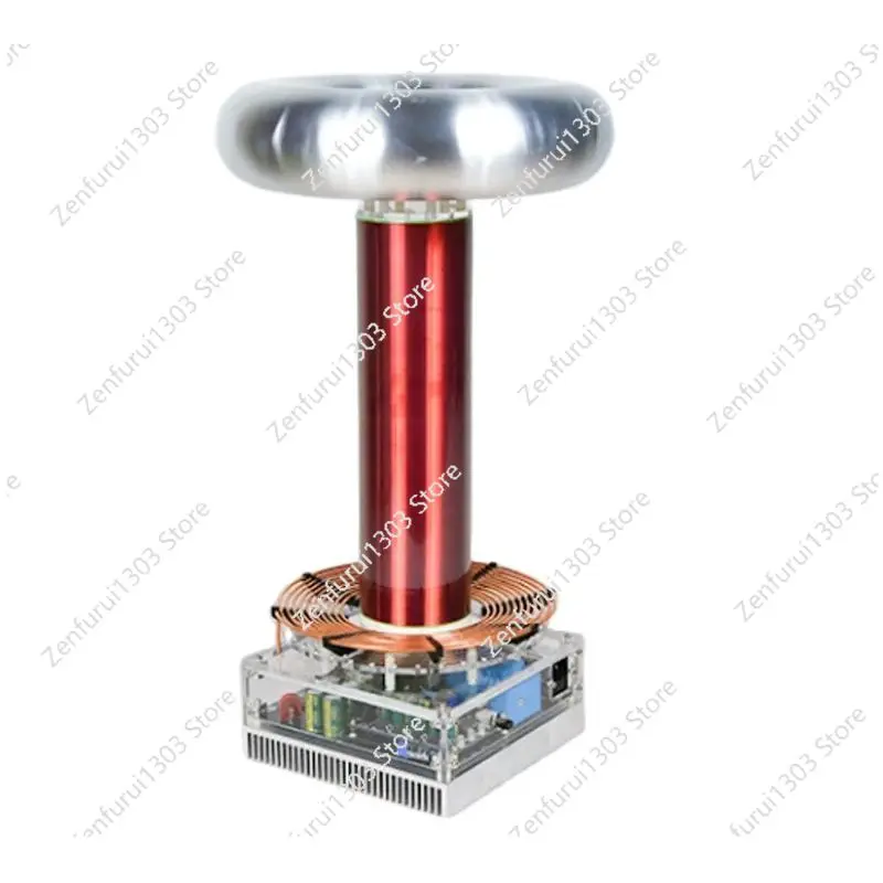 220V  Music  Coil DIY Finished High Frequency Generator 200khz Arc Length 60CM
