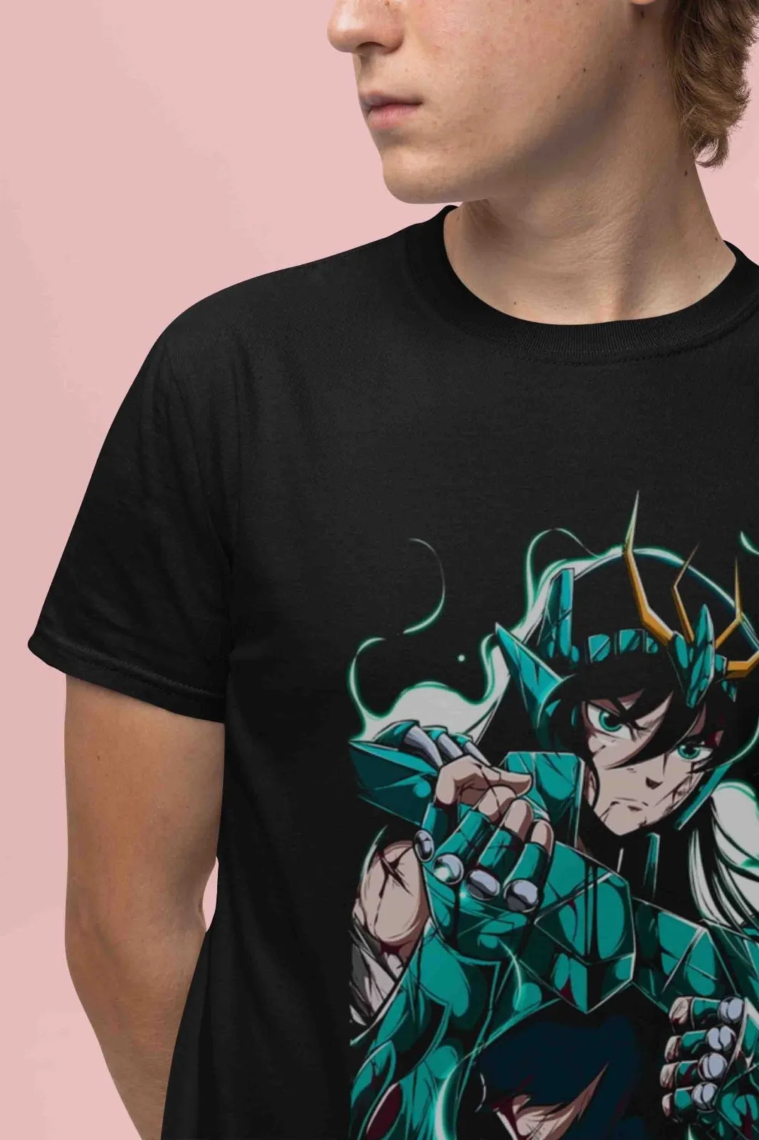 Saint Seiya Shirt Shiryu Tshirt Hyoga T-Shirt Shun Top Ikku Anime Graphic Tee