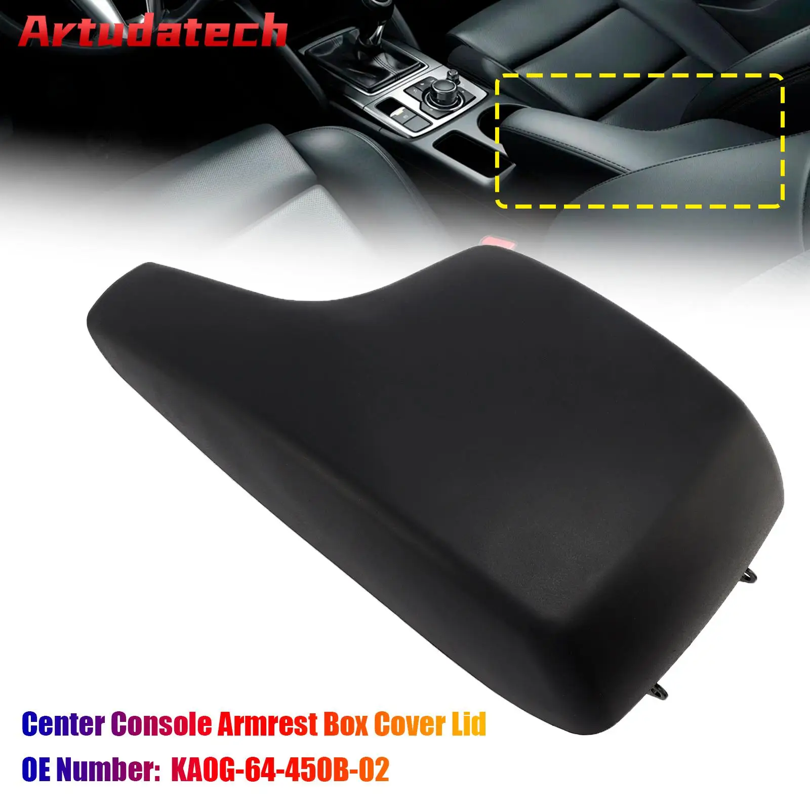 

Крышка подлокотника центральной консоли Artudatech KA0G-64-450B-02 для Mazda CX-5 2013-2016, автомобильные аксессуары 2014 2015