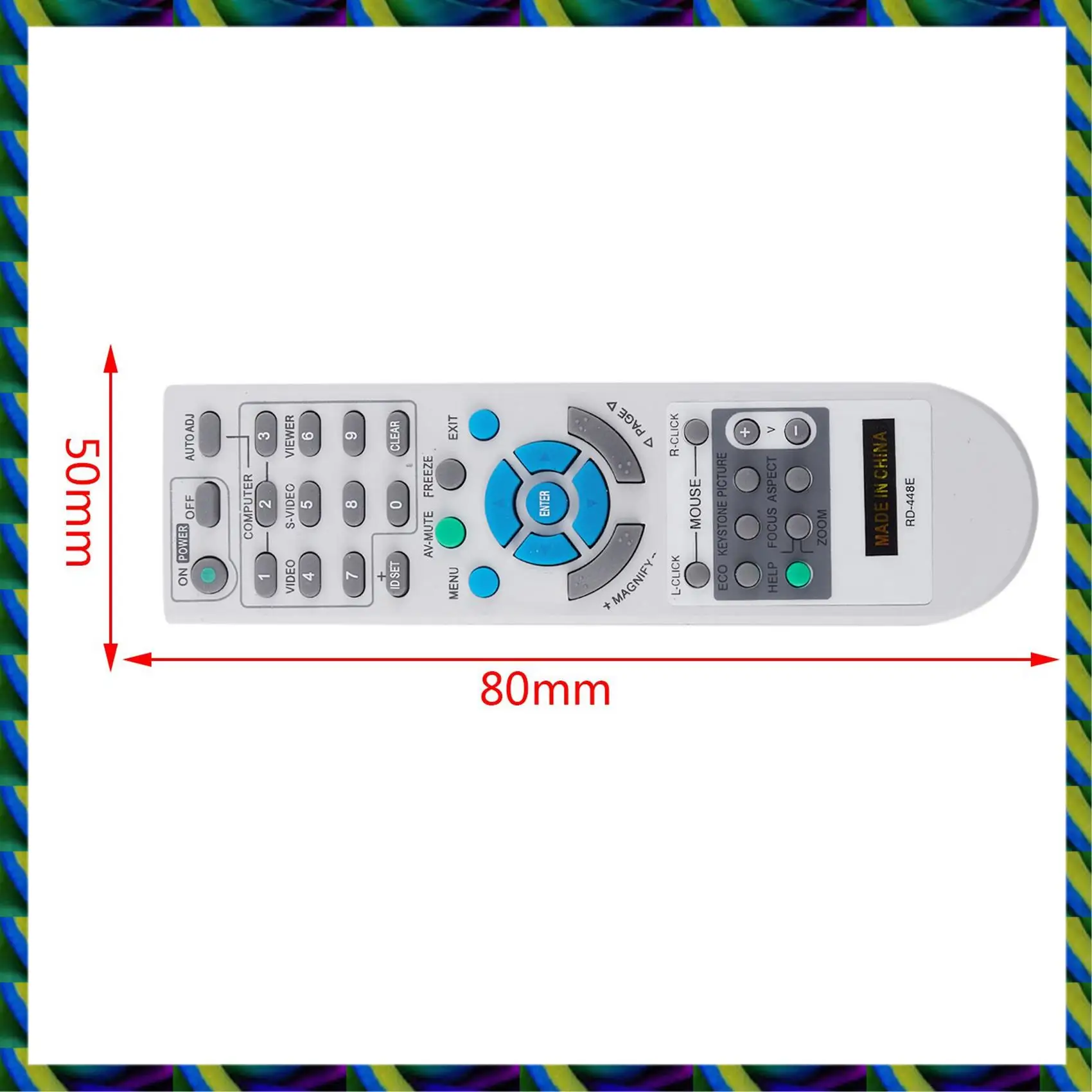 Diario 2X para proyector NEC V260X + V300X + V260 RD-448E RD-443 NP-VE280 VT37 Control remoto