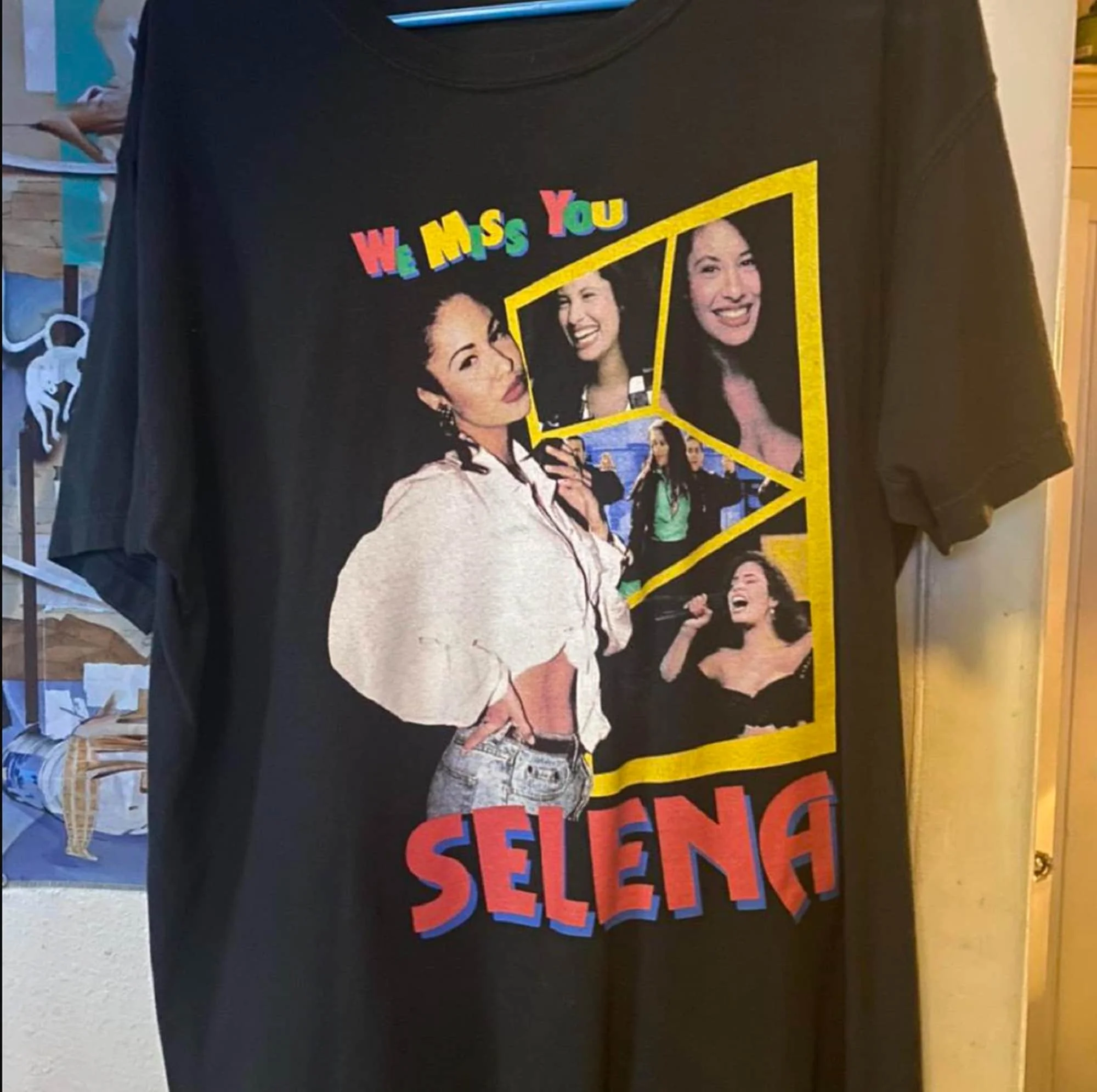 New Rare Selena We Miss You Vintage Retro T Shirt Latin Pop R B Tejano Mexican American