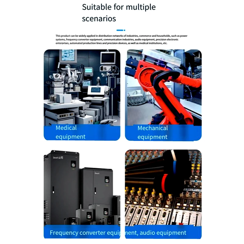 Filter AC Dua Tahap Fase Tunggal CW4L2-3A/6A/10A/20A-R/RG Rel Terminal Anti-interferensi Filter AC PLC CW4L2-20A-R