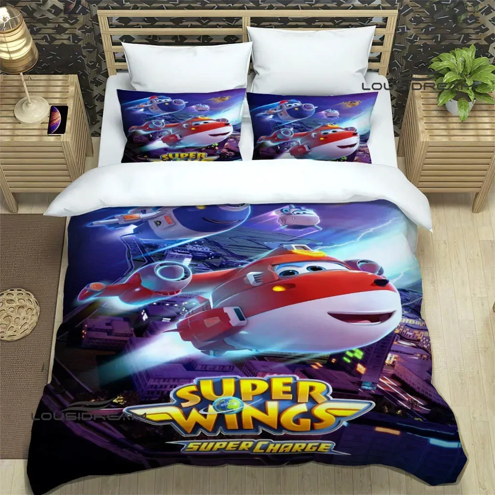 Cute cartoon super wings Bedding Sets exquisite supplies set duvet cover bed comforter set bedding set luxury birthday gift