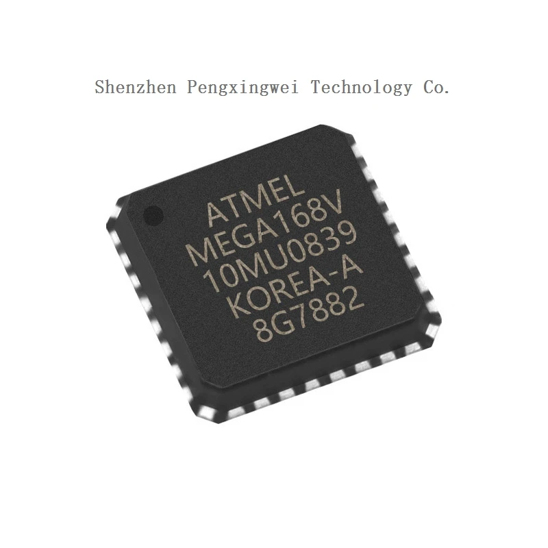 ATME ATMEG ATMEGA ATMEGA168 ATMEGA168V ATMEGA168V-10 ATMEGA168V-10MU 100% NewOriginal QFN32 Microcontroller (MCU/MPU/SOC) CPU