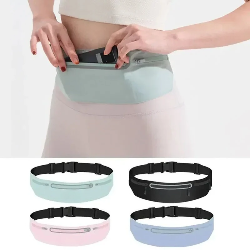 

Sports Waist Pack Fanny Pack Wallet Adjustable Men Women Running Pouch Belt Portable Phone Holder Gym Bum Bag