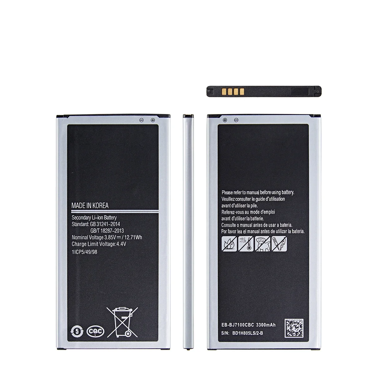 Brand New EB-BJ710CBC EB-BJ710CBE 3300mAh battery For Samsung Galaxy J7 (2016 Edition) J710 J710F/M/H/FN J7(2016) DUOS