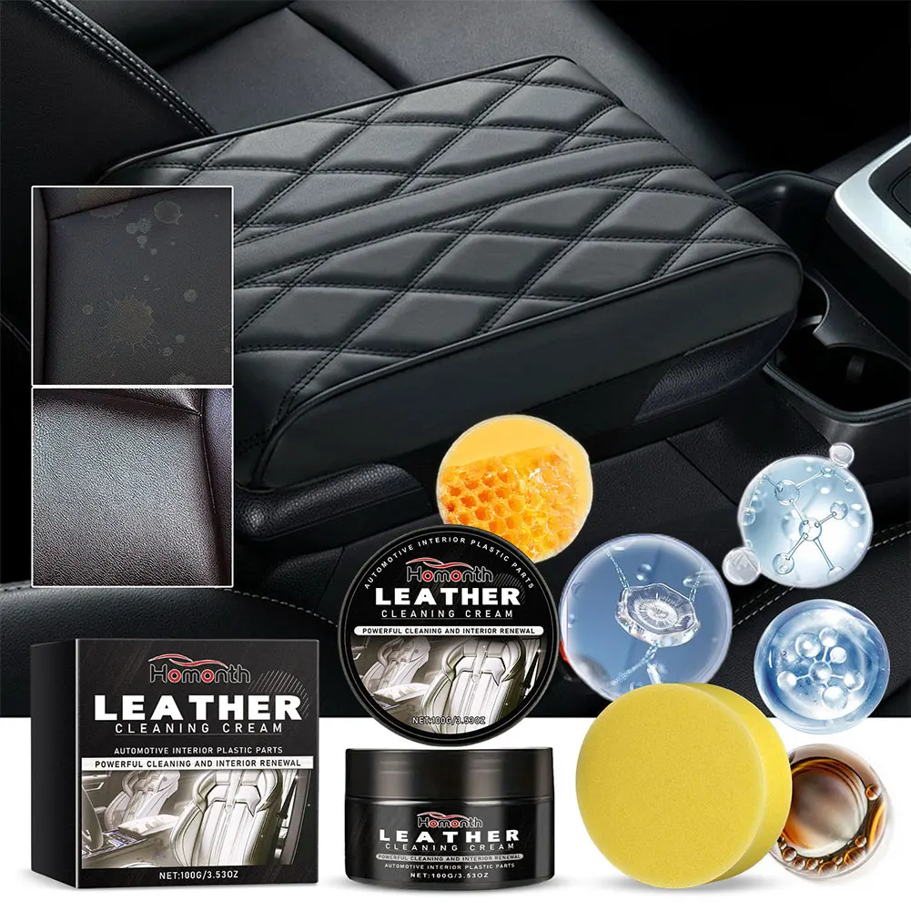 Car Seats Polishing Nourishment Care Leather Maintenance Car Seat Sofa Scratch Cracks Care for Leather Pant Bag Shoes Furniture