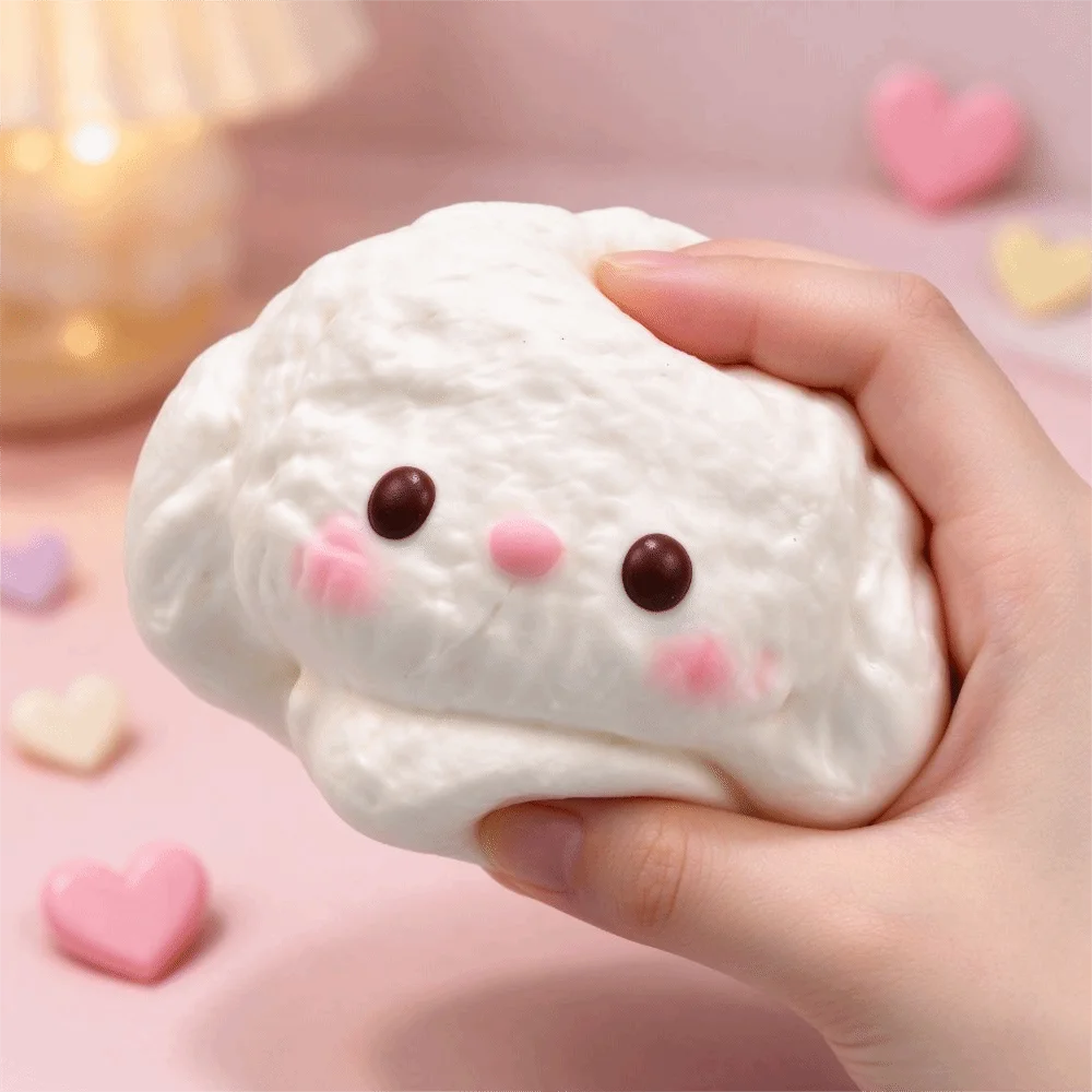 Festival Gift Super Soft Dog Squishy Cute Puppy Chubby Puppy Reduce Pressure Animal Shape Cute Puppy Squishy Desk Decoration