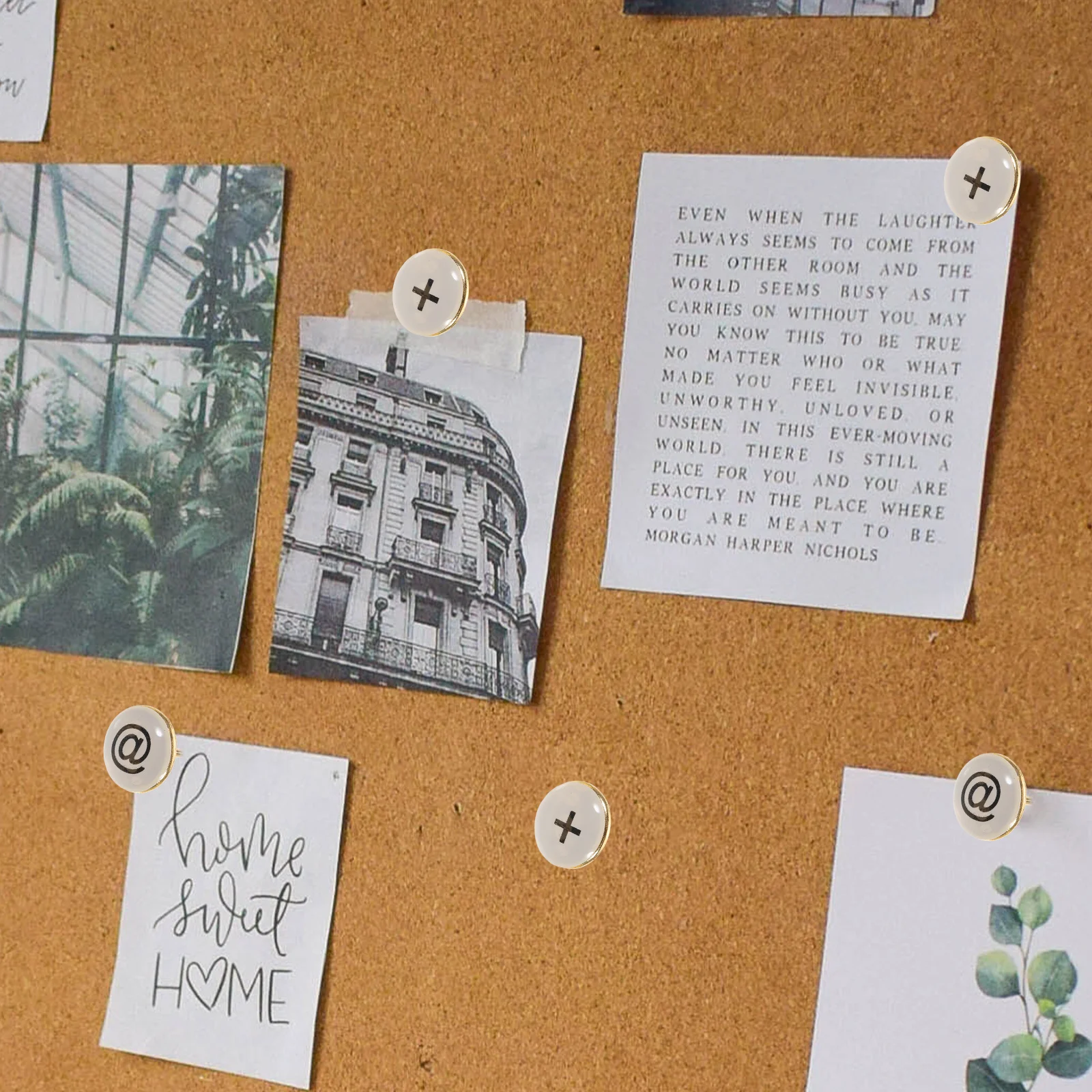 

104Pcs Thumbtacks Decorative Push Pin Office Supplies Map Nail Bulletin Board Small Thumb Tacks Number Pushpins