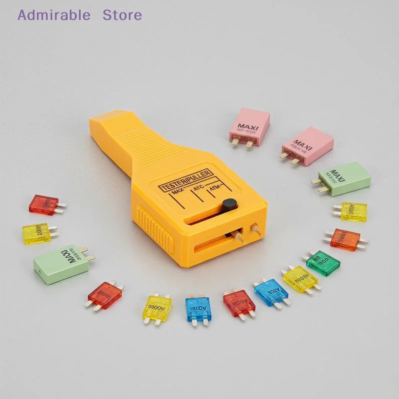 Automotive Fuse Tester 24V DC 1Pcs with Bright LED Indicator Anti-Slip Grip Practical Tool for DIY Car Repair