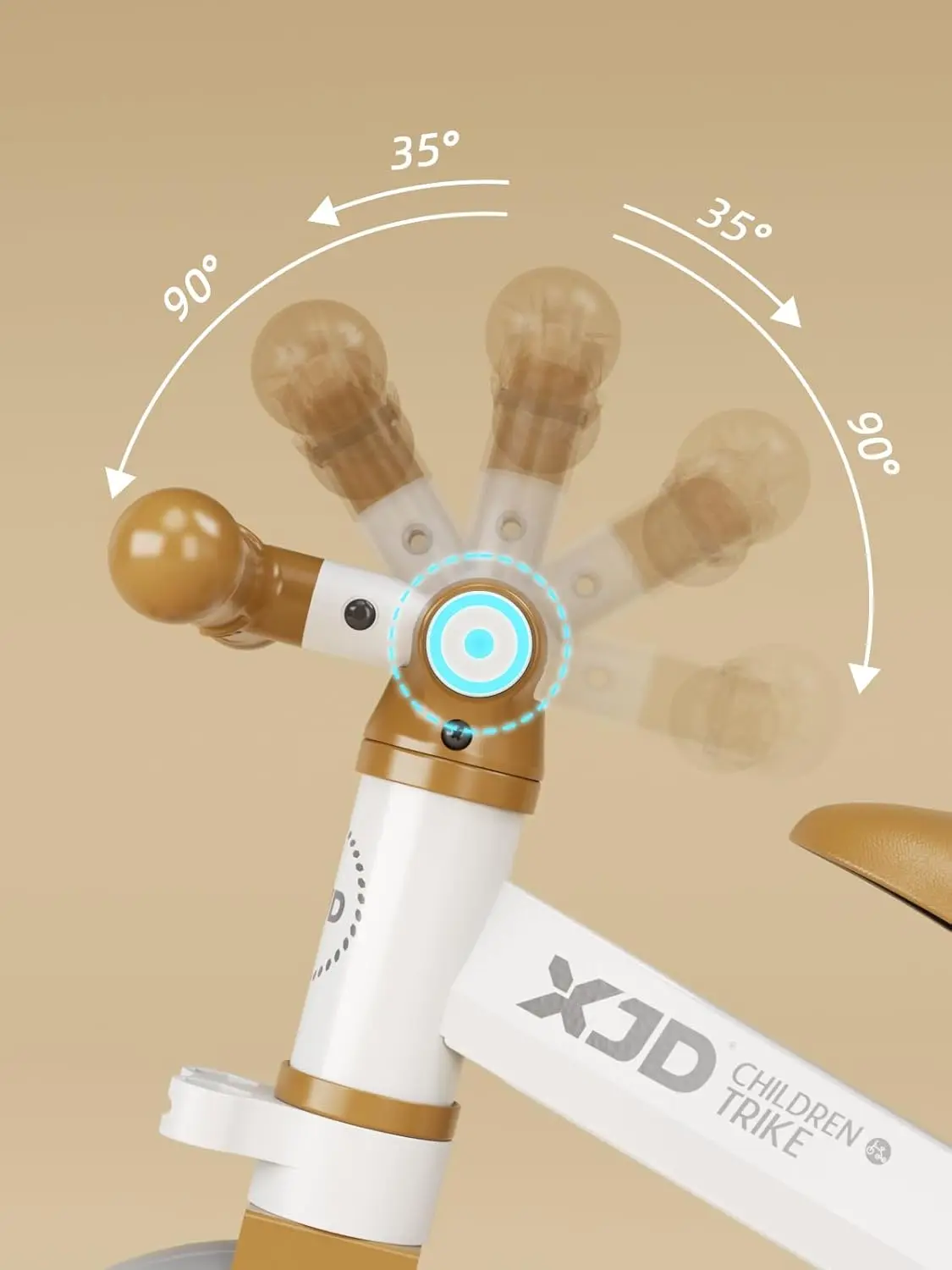 5 in 1 Toddler Bike, Tricycle for Toddlers 1-3 with Adjustable Seat Height, Removable Pedals, Ideal Balance Bike Birthday Gifts