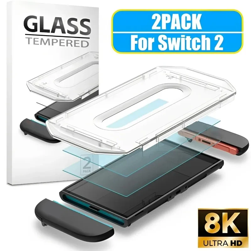 

Easy Installation Screen Protector for Nintendo Switch 2 Game Console Protector Anti-Scratch Screen Films for Nintendo Switch 2