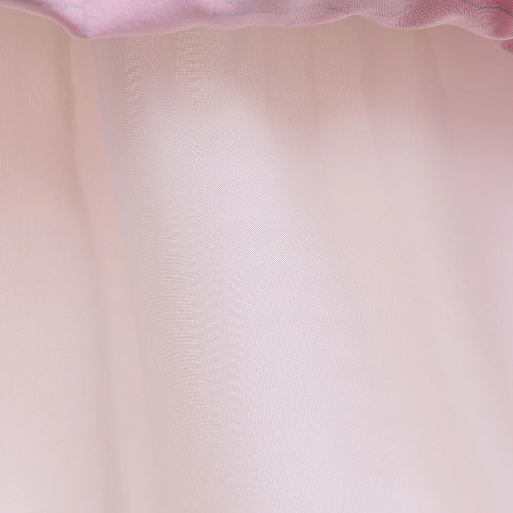 فستان الأميرة للفتيات من فيلم الارتفاع باللون الأحمر الوردي مع وشاحات إكسسوارات للأطفال في عيد الهالوين وحفلات عيد الحب