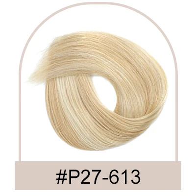 Rechte extensions van echt haar voor vrouwen 50 stuks Vislijn Haarverlenging Braziliaans remy-haar Micro-lus Onzichtbaar natuurlijk haar