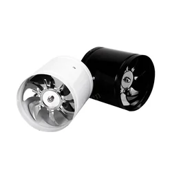 4''6''8'' Pipe Exhaust Fan Air Ventilator Metal Pipe Ventilation Exhaust Fan Mini Extractor Bathroom Toilet Wall Fan Duct Fan