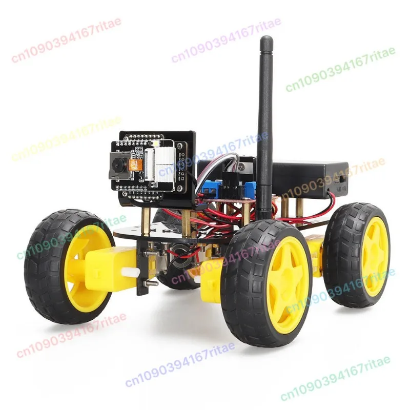 

ESP32 in car WiFi kit 4WD intelligent robot, equipped with ESP32 Cam compatible IDE programming