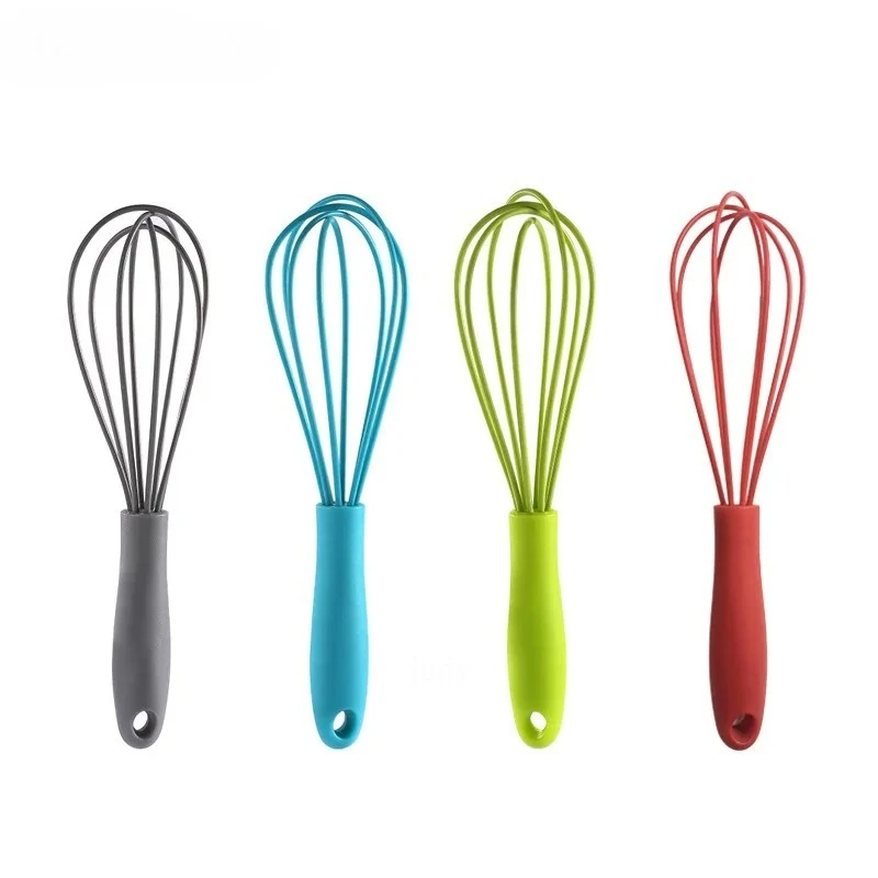 6-inch Mini Children's Silicone Egg Beater Household Manual Cream Egg Mixer Kitchen Baking Tool image 6