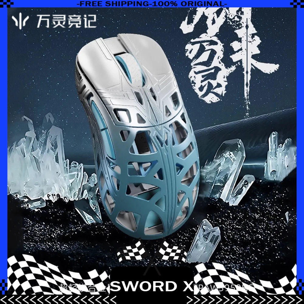 Wlmouse Sword X Wireless Mouse WanLing Mice Sensor Nordic 52840 Chip 8K FPS Gamer Mouse Magnesium Pc Gaming Customize Mouse Gift