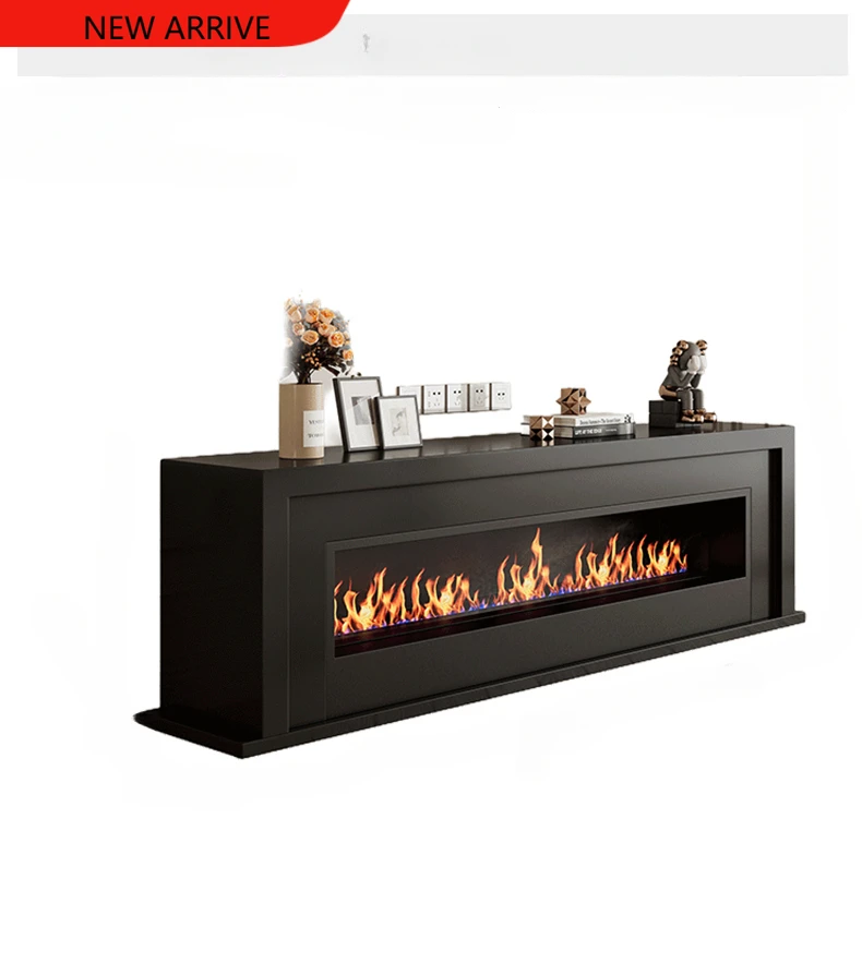 

X TV Cabinet French Atomization Fireplace Cabinet Simulation Flame American Simple Fireplace Decoration Nordic Multi-Functional