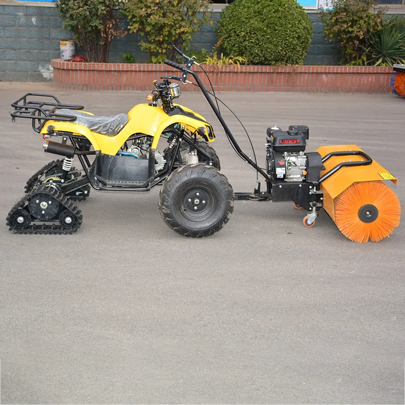 Snowplow Street Community Municipal Road Driving Tracked Snowplow Luhuan Little Bull Driving
