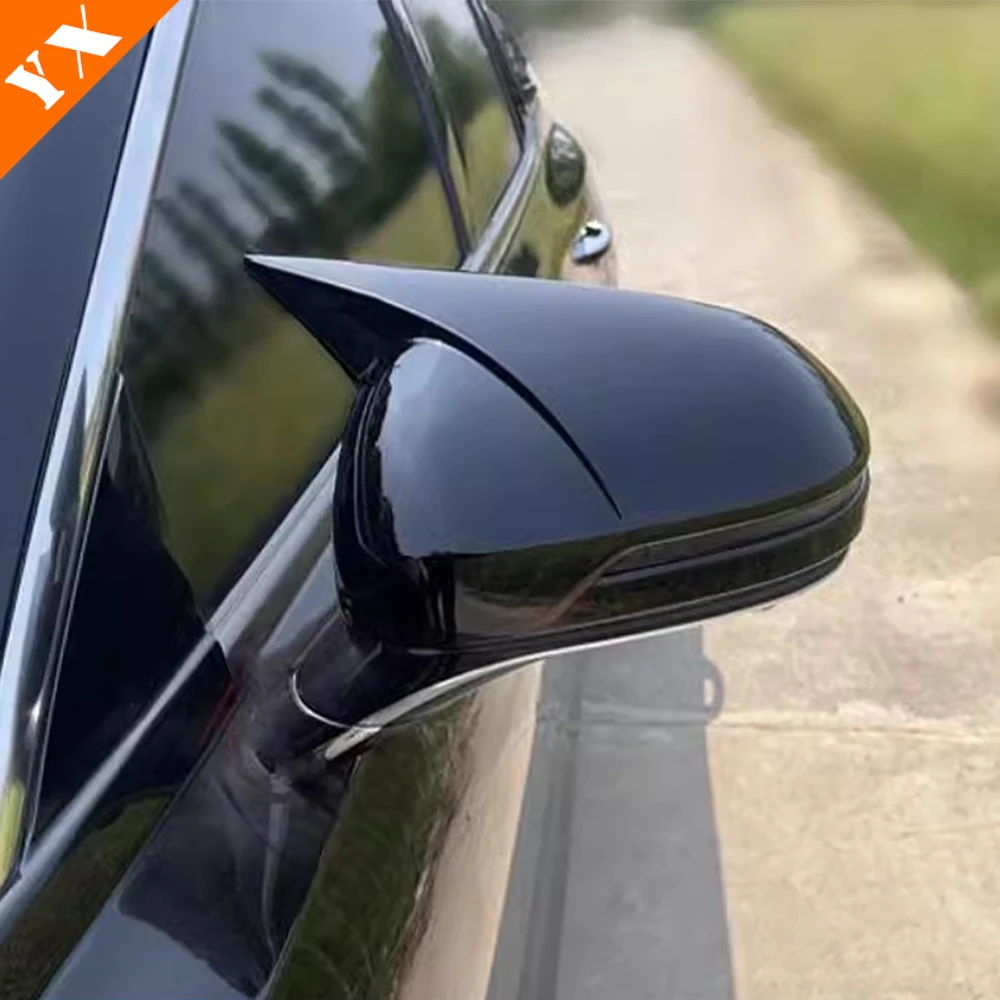 For Bestune B70 3 gen th Accessories 2021-2023 Carbon Black Car Side Door Mirror Frame Rear View Mirror Cover Decor Anti Scratch