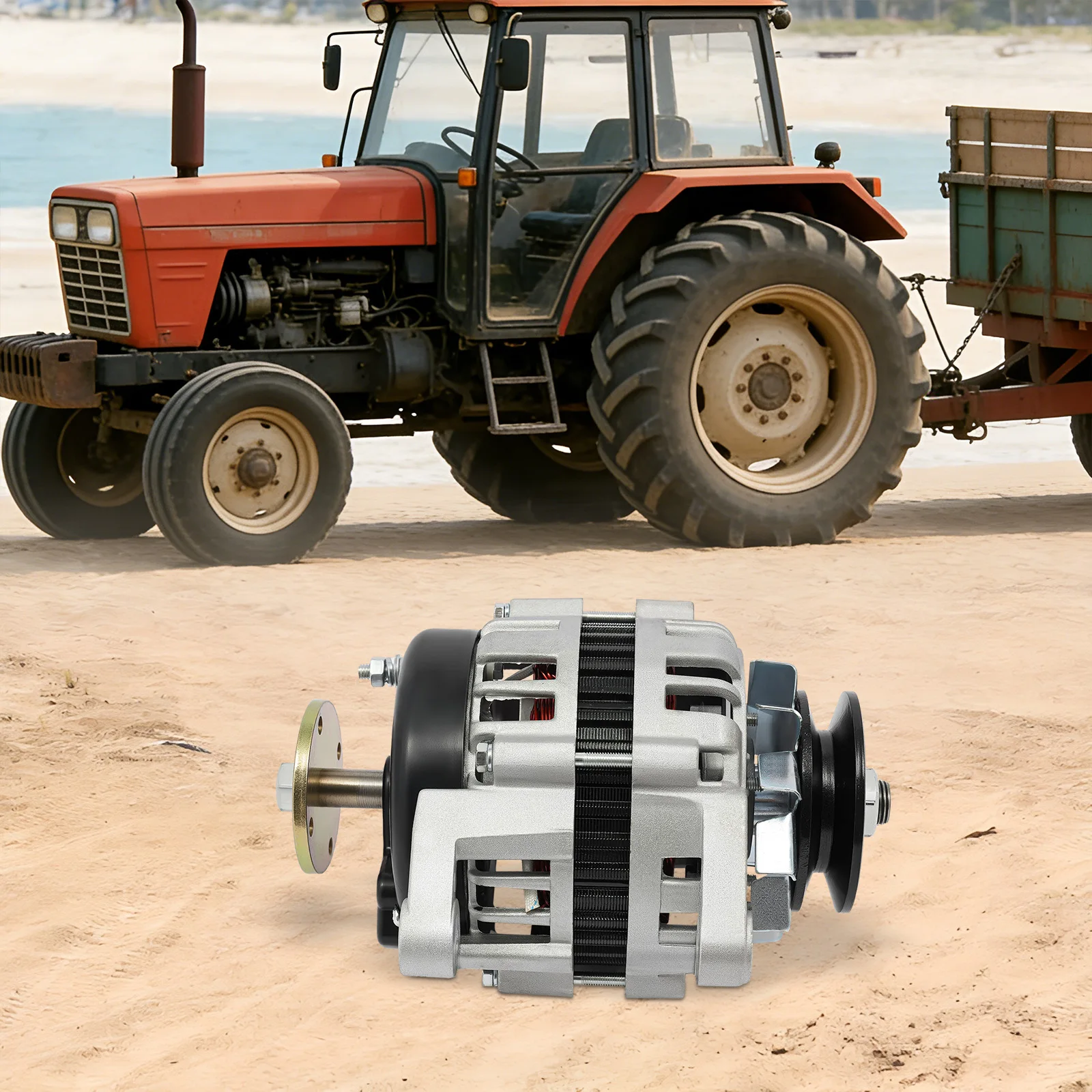 

Бесщеточный генератор с постоянными магнитами, двухколесная динамо-машина постоянного тока 2000 Вт, 12 В постоянного тока для сельскохозяйственной техники, бренд Rongfa для трехколесного велосипеда с трактором