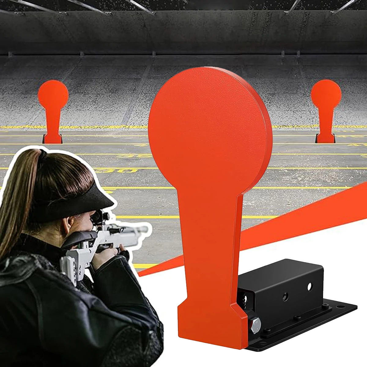 

Special Steel Targets for Shooting Training Automatic Reset Shooting Target Grounds for Airsoft Hunting Soft Bomb Water Bullet