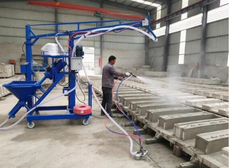 High Performance GRC Spray Machine Glass Fiber Reinforced Concrete Equipment For Decorative Panel Sculpture