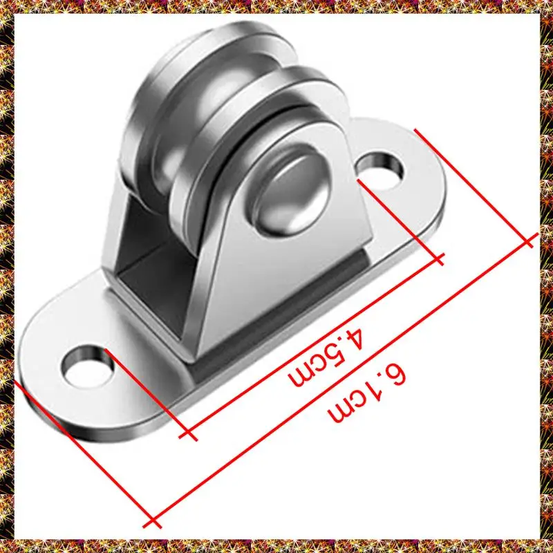 Bloco de polia de aço inoxidável btcl 304, bloco de polia pequeno, polia silenciosa, manuseio de material e kit diy, 8 peças