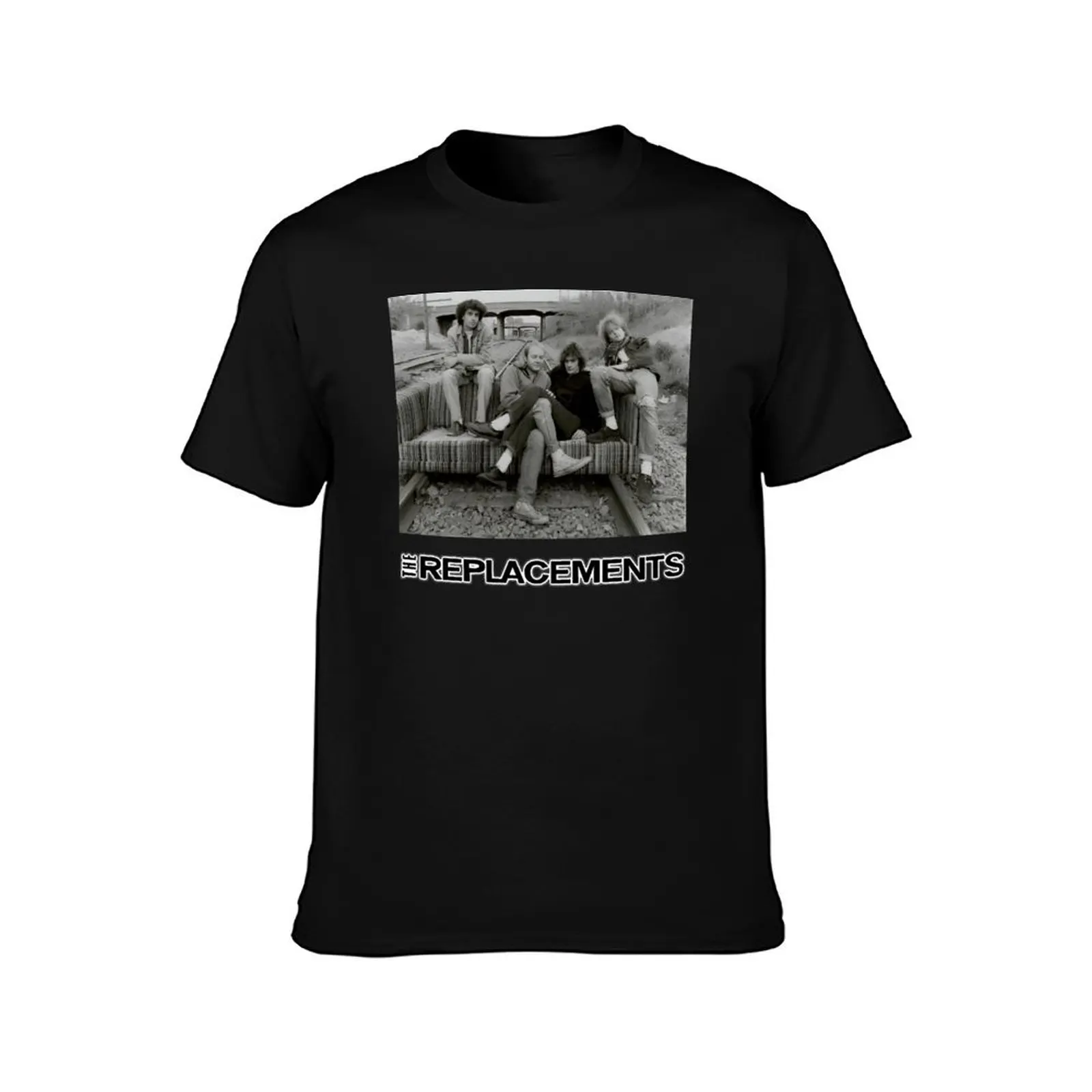 reuni ning duwur rel sepur hitam dsgn bersih T-Shirt Basic Daily Outfit Short Sleeve Tee T-Shirt