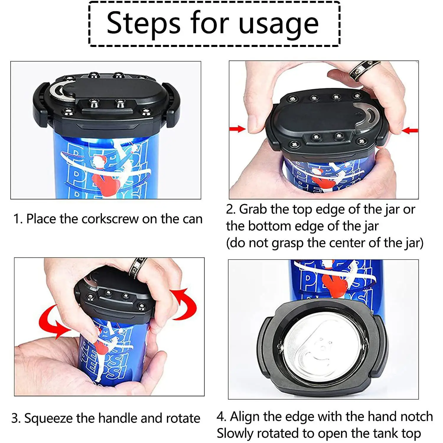 Multi Functional Cans, Wine Bottles, Beverage Bottle Openers