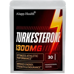 Turkesterone Transdermal Patches Ultra High Strength For Athletic Performance & Muscle Mass 30 Patches One Month Supply