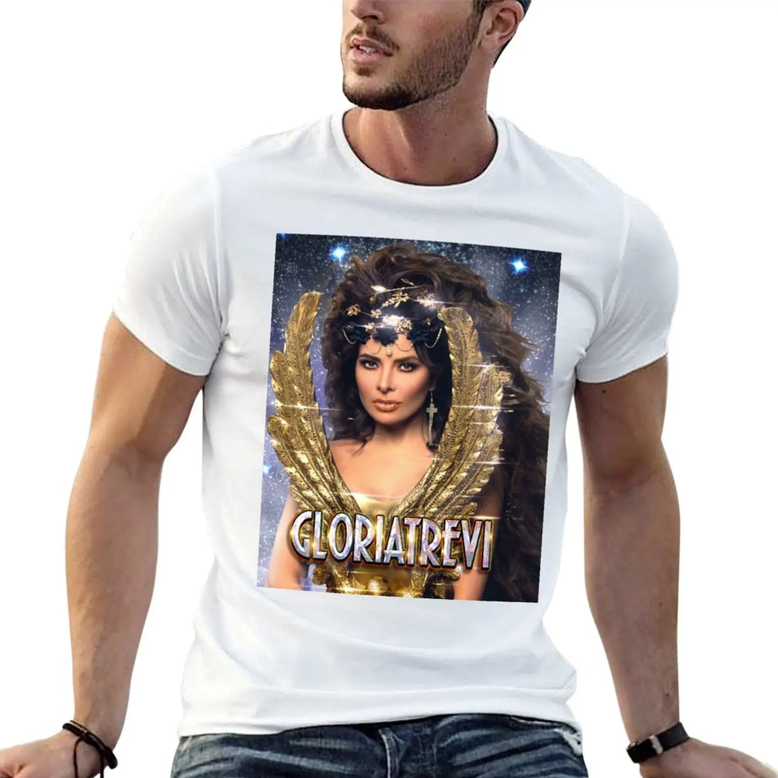 

Gloria Trevi Glamazon T-Shirt man t shirt summer men t shirt cotton 100% T-Shirt