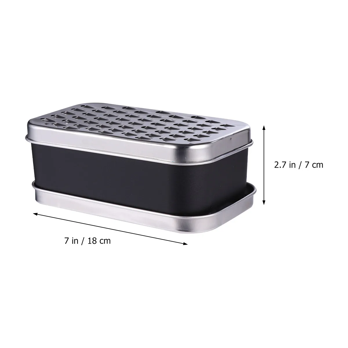 1Pcs Premium Stainless Steel Kitchen Grater Multifunctional Food Shredder for Cheese Vegetables Potatoes Garlic with Grooved